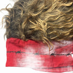 Billy Bob Bandanas with Attitude Novelty Red/Brown Faux Hair Bandana