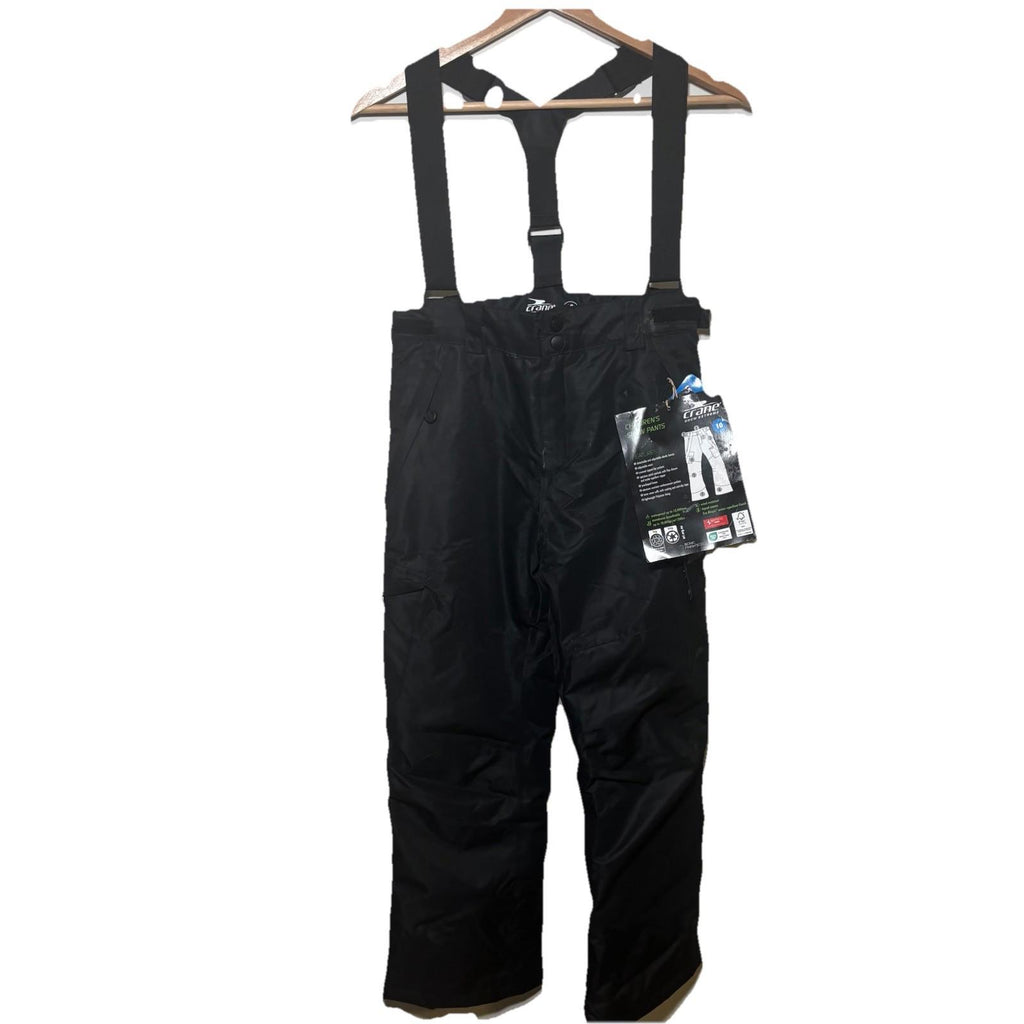 Crane Snow Extreme Childrens Snow Ski Pants Black BNWT Size 10 - Come Sell Nearly Anything