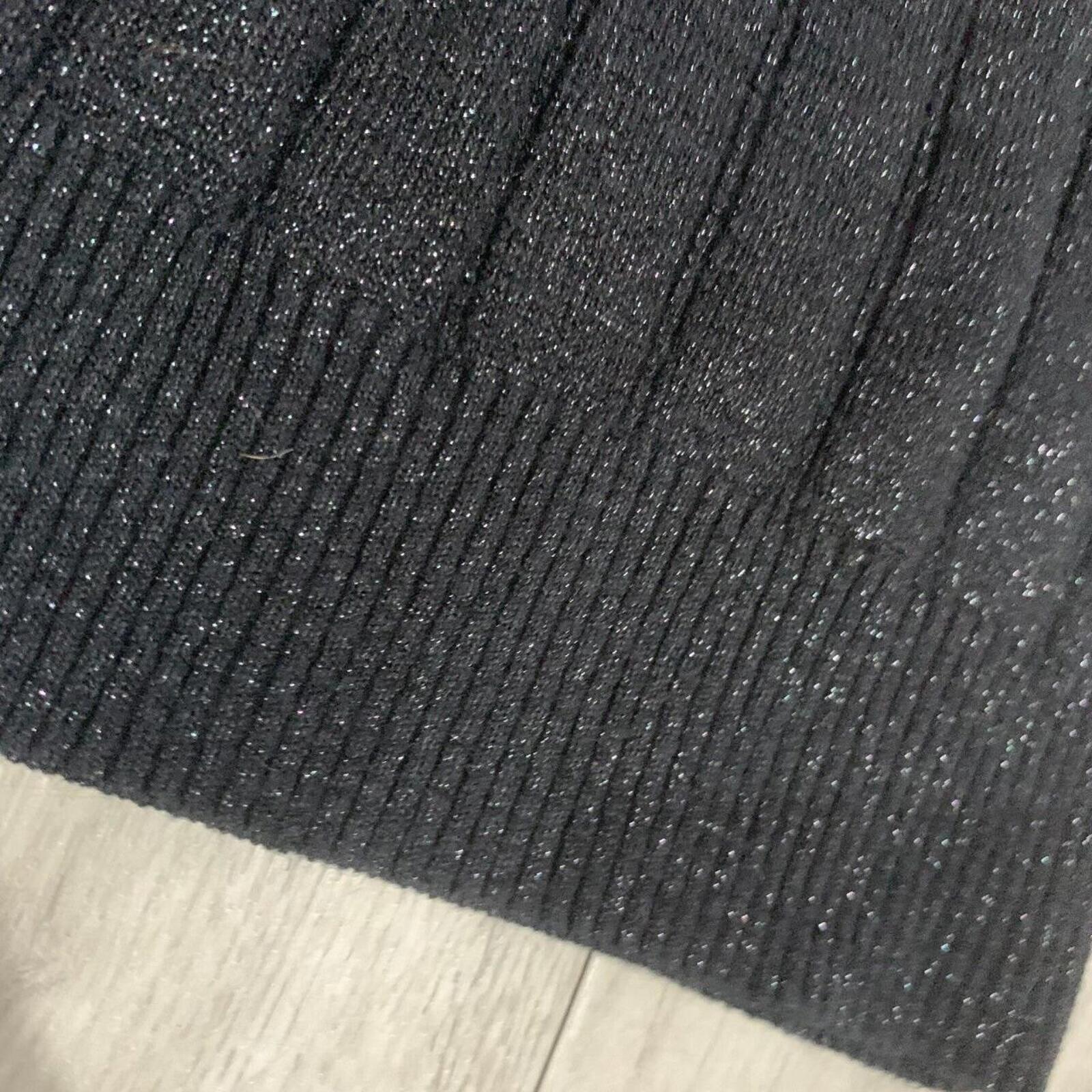 Vintage Bubblegum Long Black Sparkle Jumper Top Size Small Knit. - Come Sell Nearly Anything