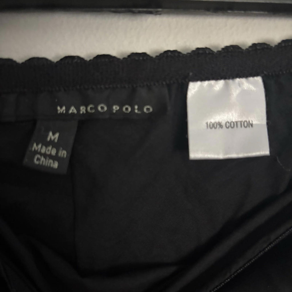 Black Frill Long Skirt - Marco Polo - Cotton Size M - Great Condition - Come Sell Nearly Anything