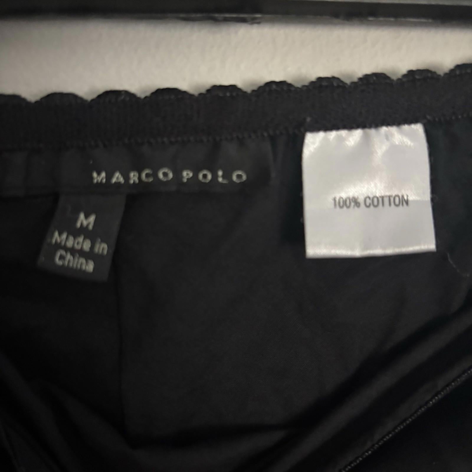 Black Frill Long Skirt - Marco Polo - Cotton Size M - Great Condition - Come Sell Nearly Anything