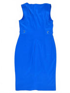 Portmans Blue Sleeveless Zip-Front Dress Size 16 - Come Sell Nearly Anything