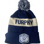 Furphy Beanie Blue Refreshing Ale Draught Beer Pom Pom Mens Promo Hat.