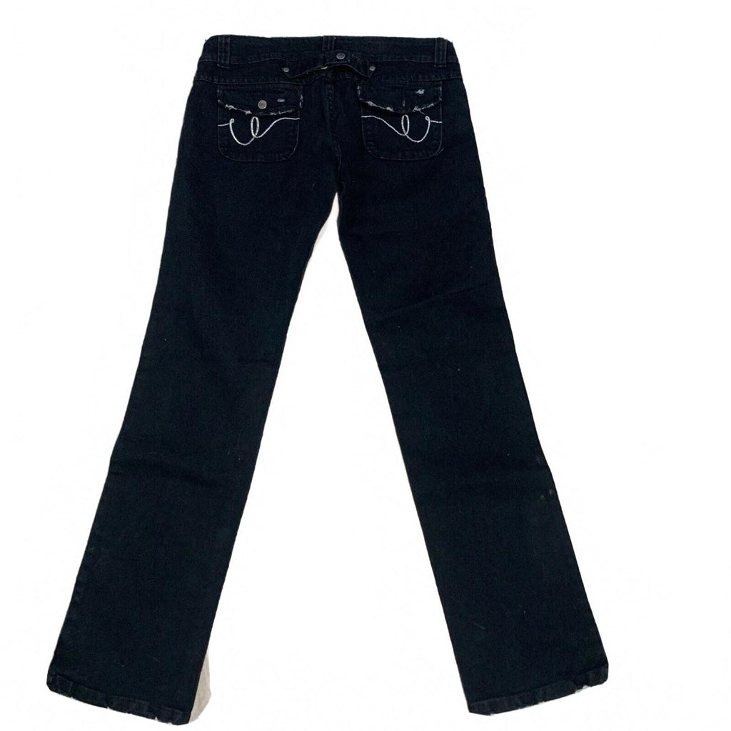 Refuge Womens Jeans 14 Black Denim Distressed Skinny Jean. - Come Sell Nearly Anything