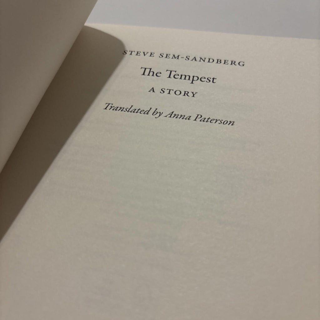 Tempest by Steve Sem-sandberg (English) Paperback Book - Come Sell Nearly Anything