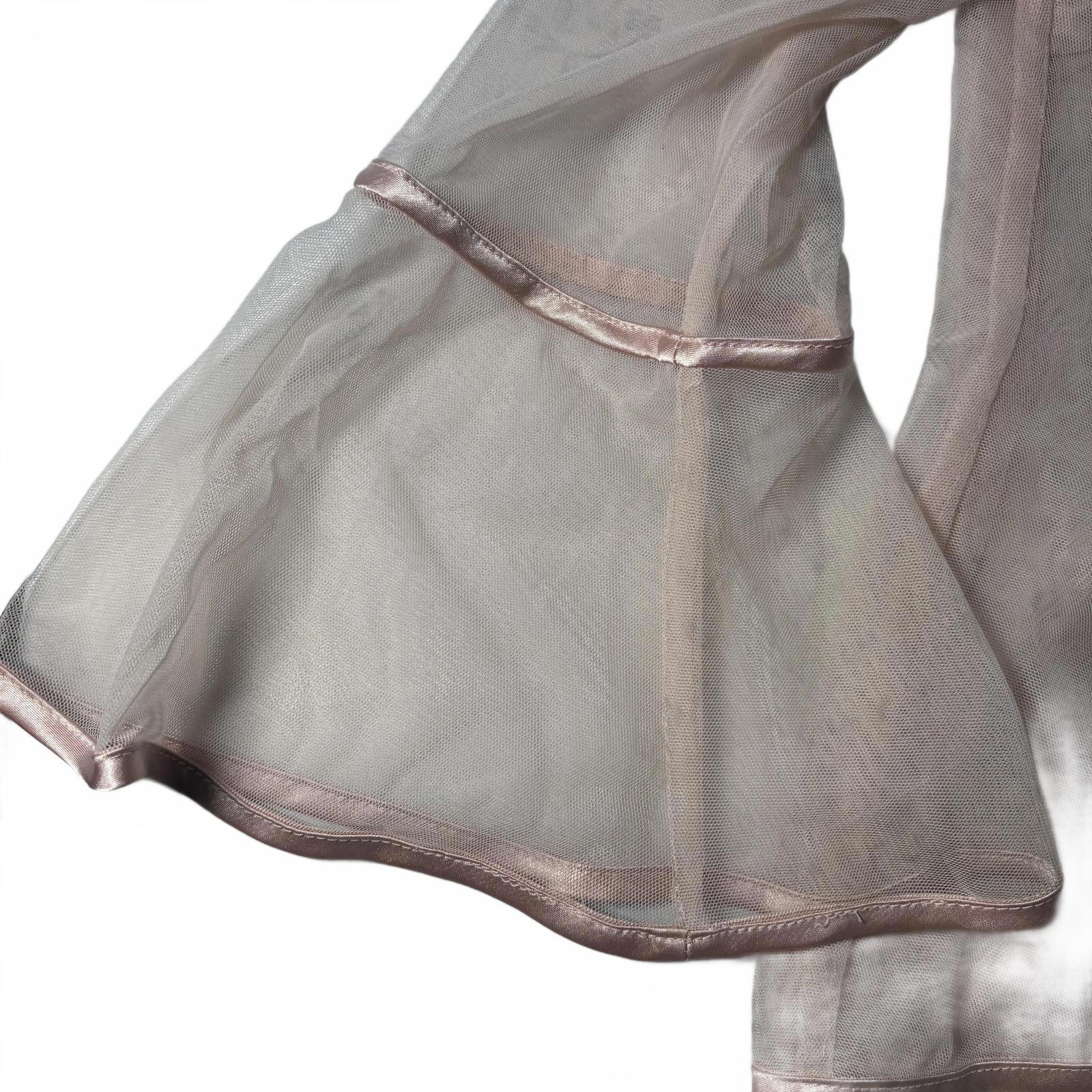 Lounge Vintage Sheer Mesh Women's Top with Bell Sleeves - Size 10 BNWT RRP $280 - Come Sell Nearly Anything