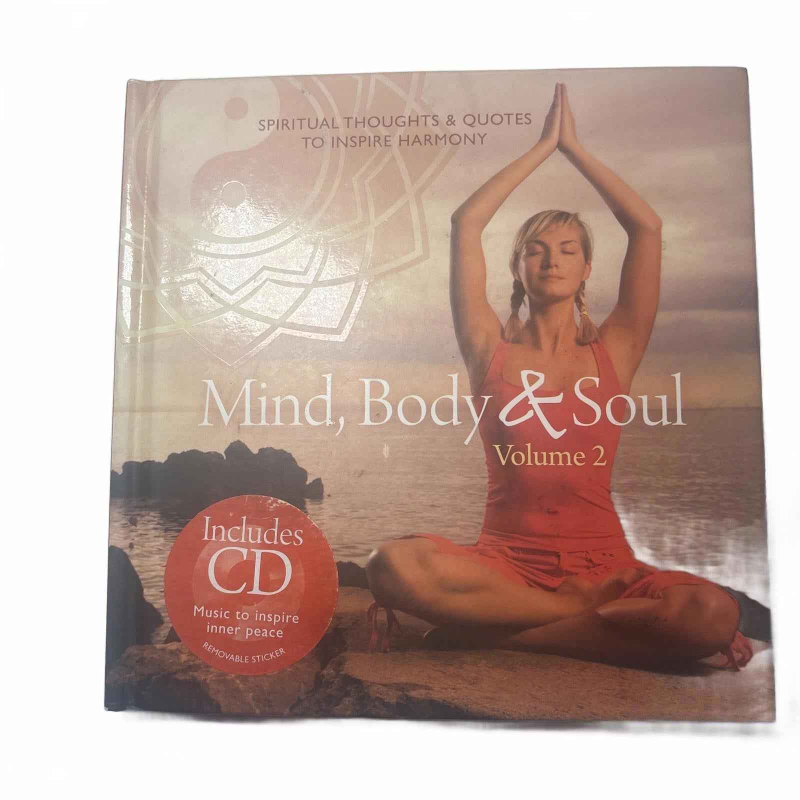 Mind, Body & Soul Volume 2 Book + CD Spiritual Thoughts & Quotes Hardcover