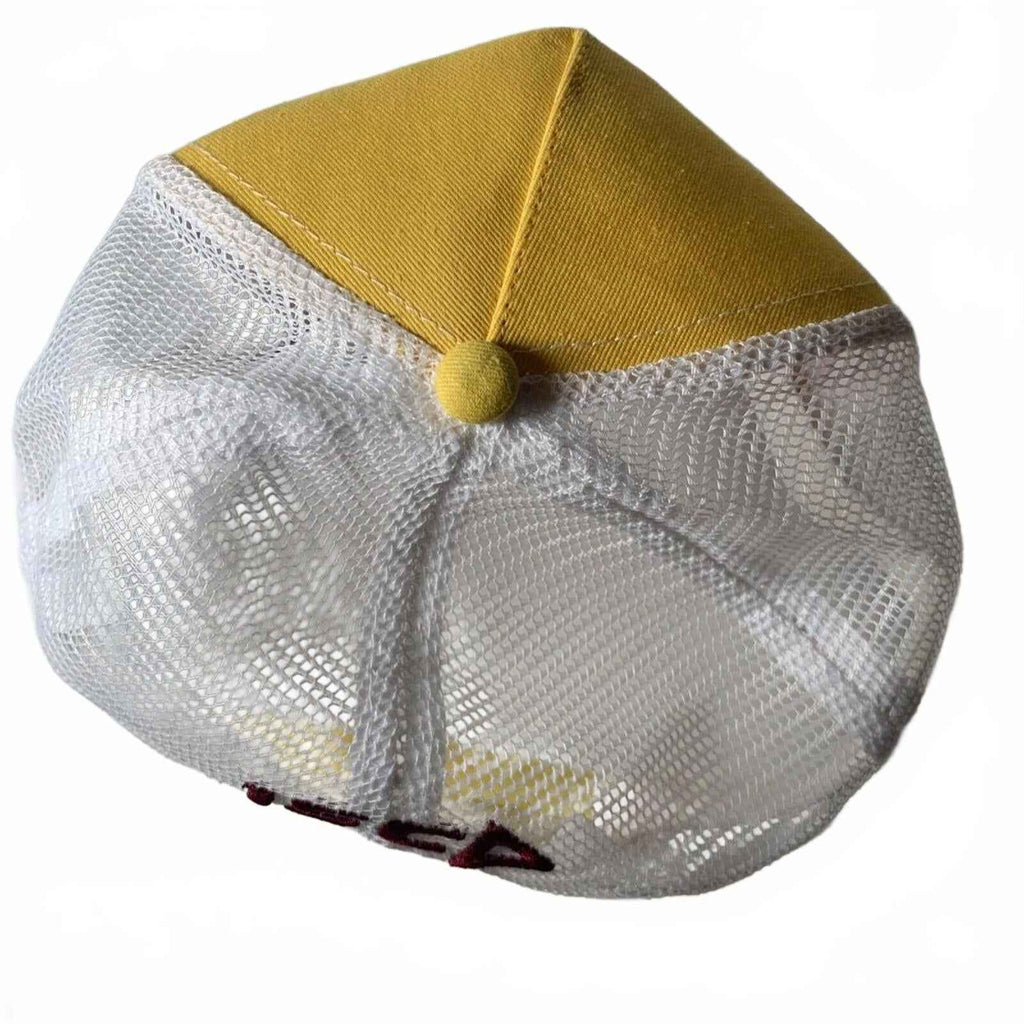 QLD XXXX Gold Trucker Hat/Cap Maroon Yellow White  Snapback