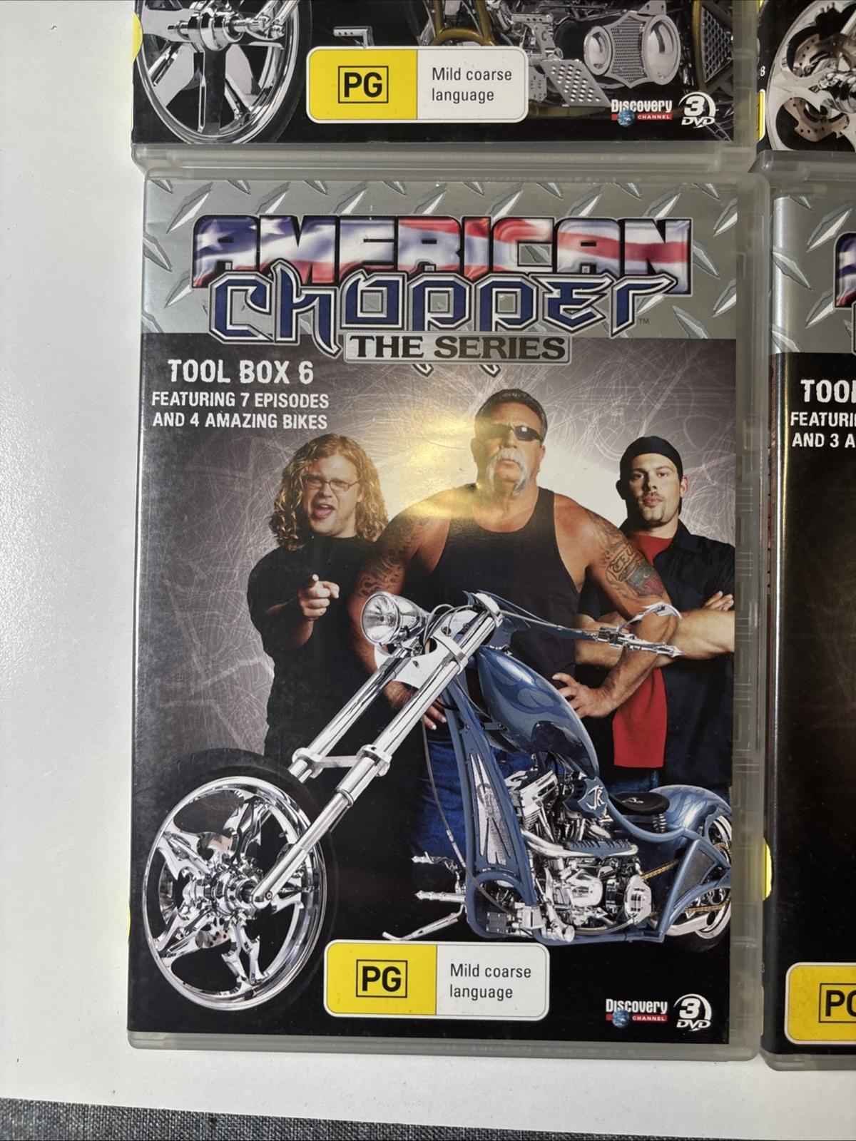 45 X American Chopper DVD Bundle Tool Box 2 4 5 6 & 10 Series Sets