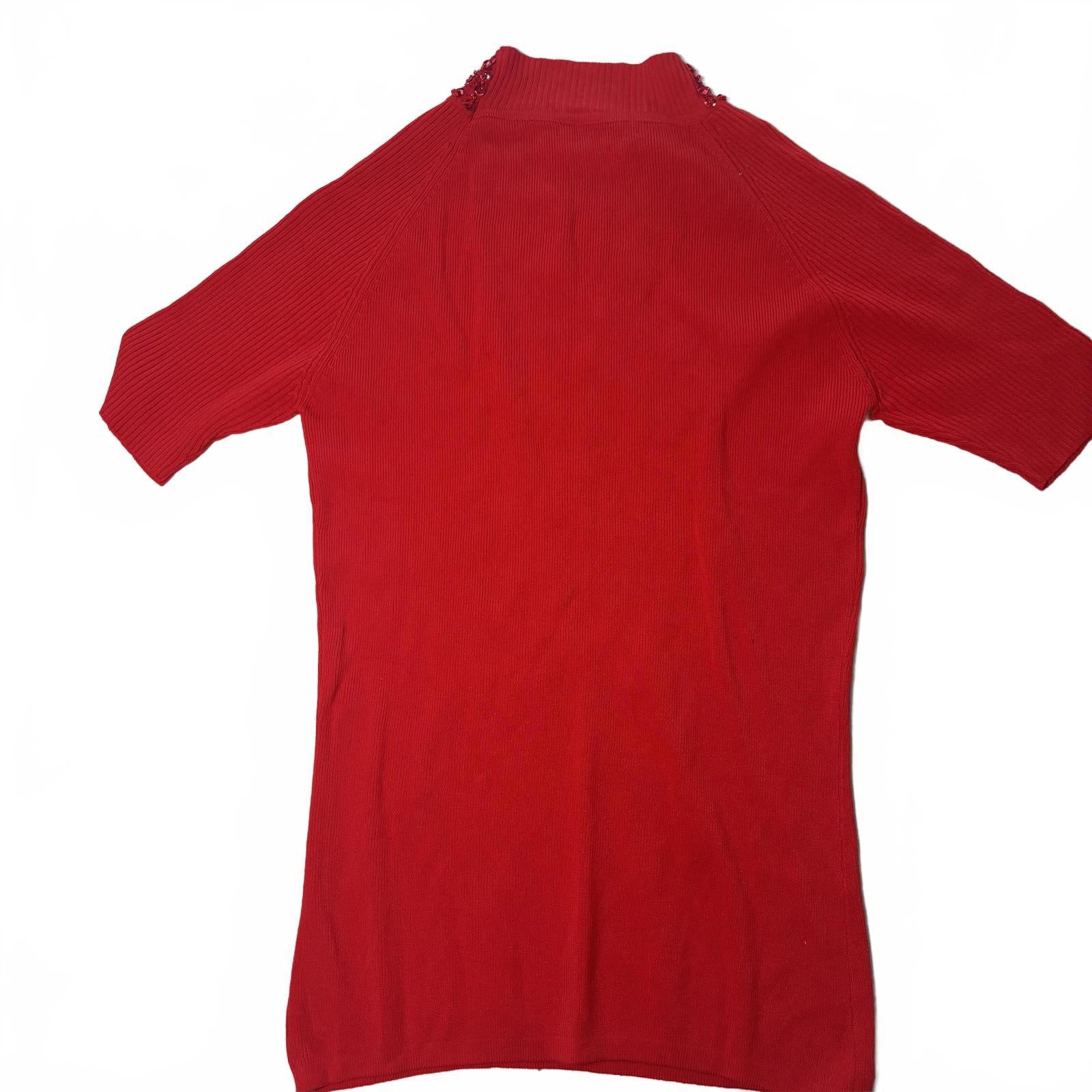 Yagmour Women's Red Embellished Sweater - Come Sell Nearly Anything