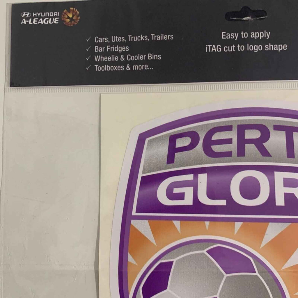 A-League Perth Glory FC See-Thru Logo Decal Sticker. x Large 25cm