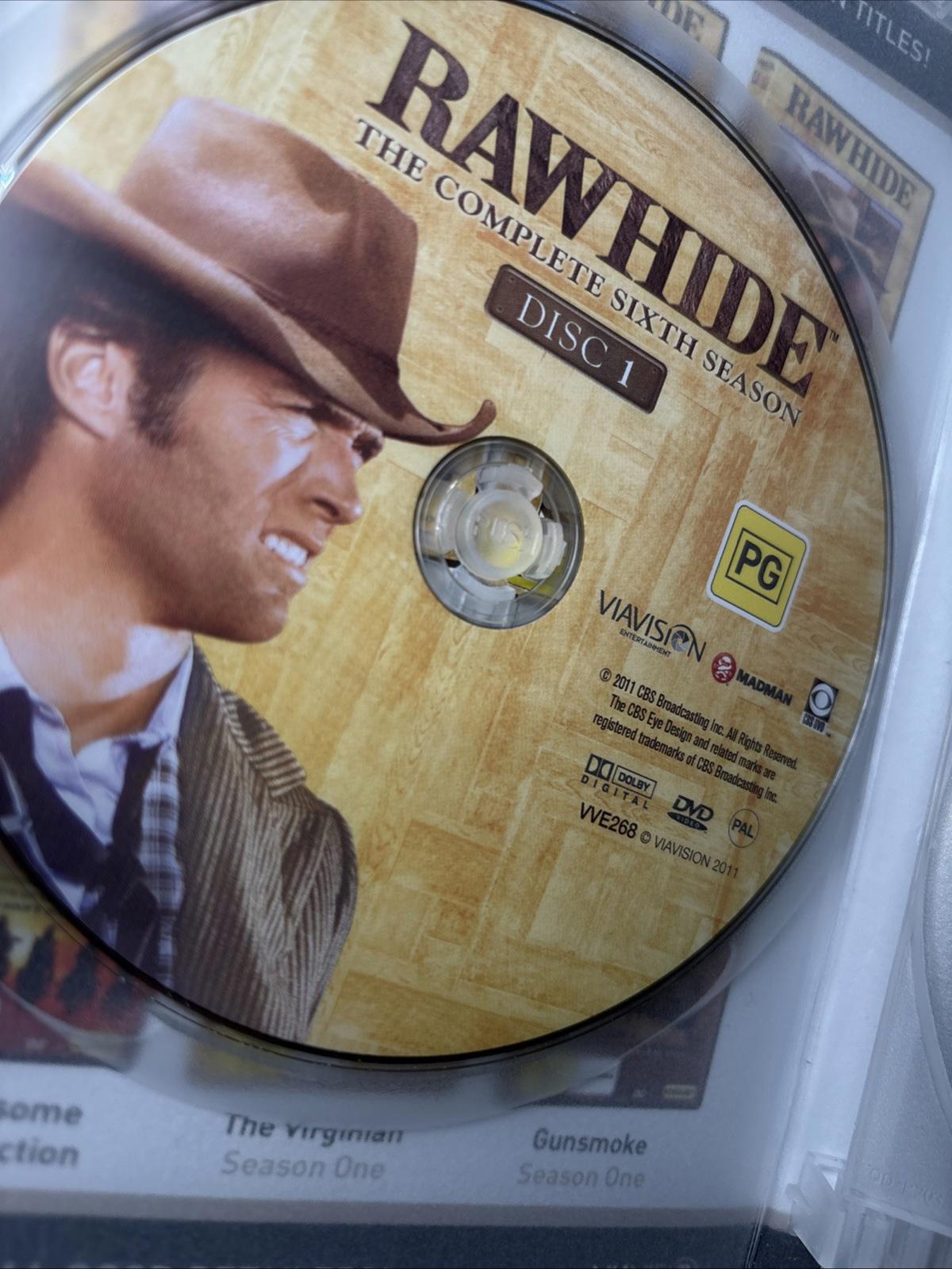 RAWHIDE The Complete Sixth (6) Season DVD Set Region 4 Clint Eastwood TV Series - Come Sell Nearly Anything