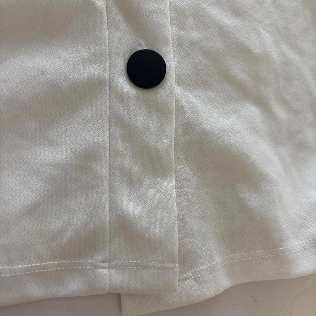 T.C.N Women's Long Sleeve Button-Down Dress Shirt - Black & White Colorblock, XL - Come Sell Nearly Anything