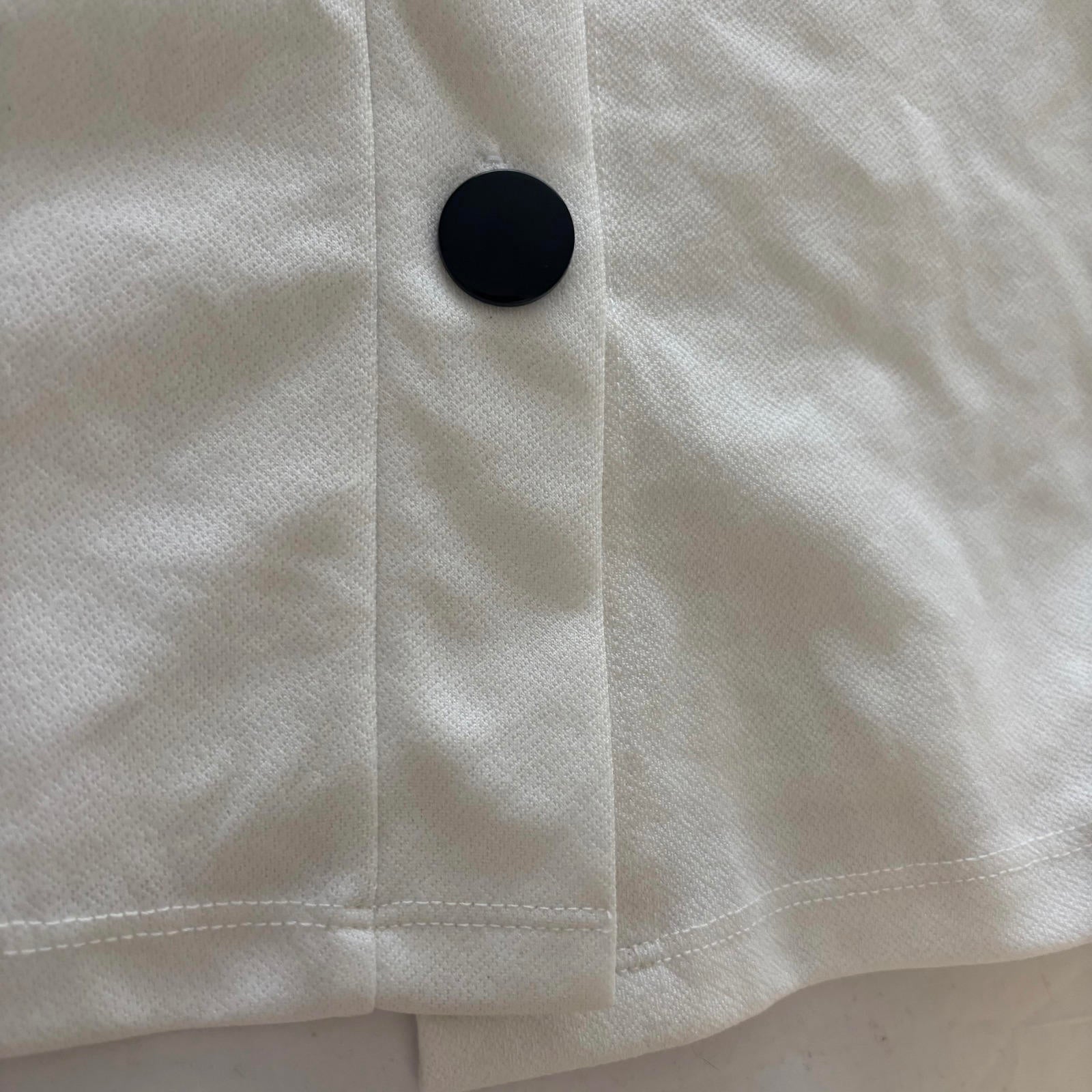 T.C.N Women's Long Sleeve Button-Down Dress Shirt - Black & White Colorblock, XL - Come Sell Nearly Anything