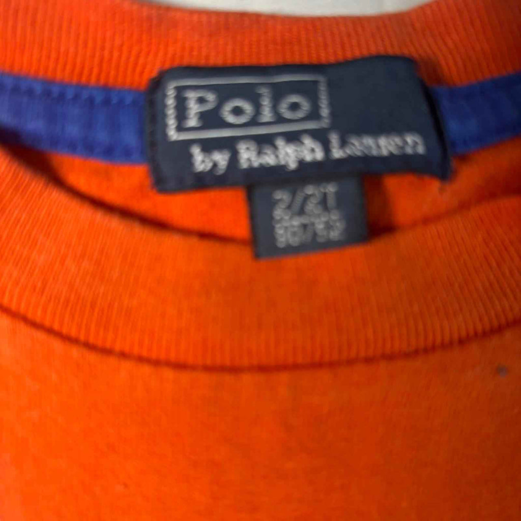 Polo by Ralph Lauren Kids Orange Blue Polo Shirt Size 2T #PoloRalphLauren