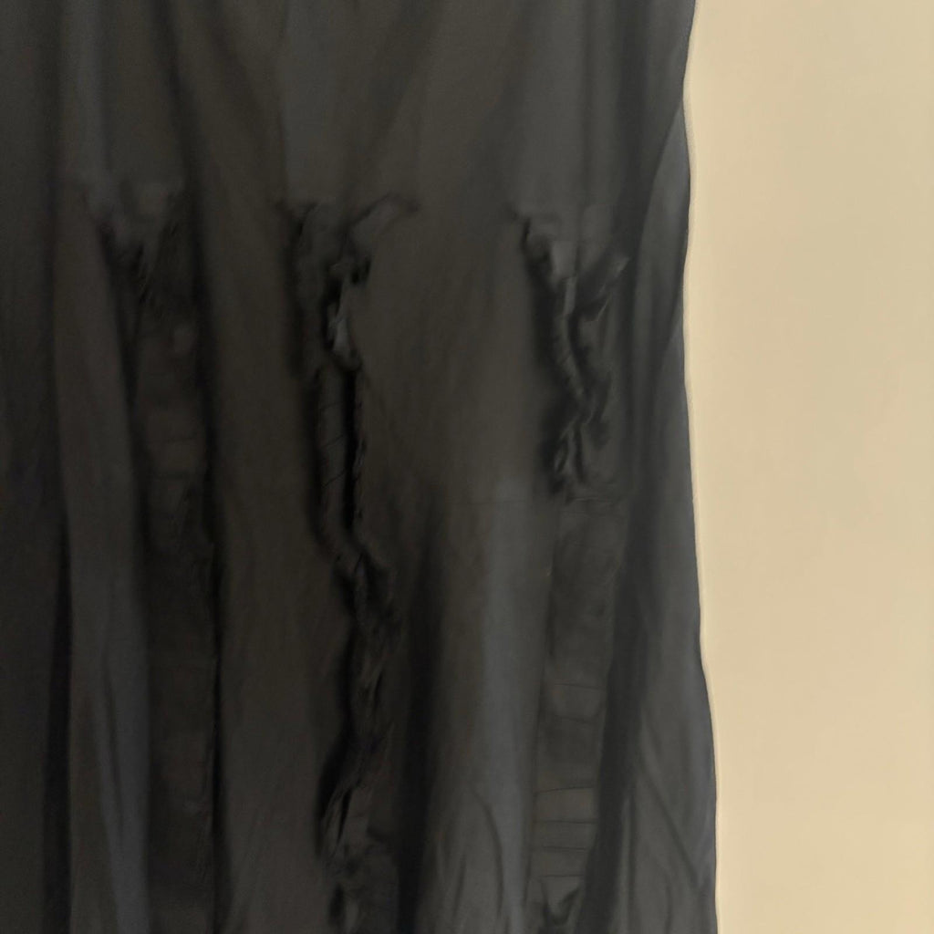Black Frill Long Skirt - Marco Polo - Cotton Size M - Great Condition - Come Sell Nearly Anything