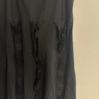 Black Frill Long Skirt - Marco Polo - Cotton Size M - Great Condition - Come Sell Nearly Anything