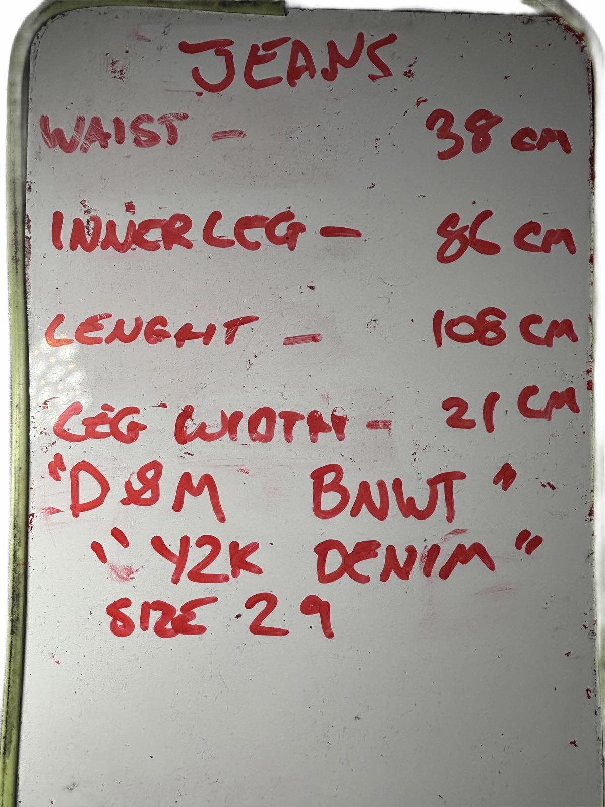 D&M Women's Denim Jeans Size 29 Y2K Style - Come Sell Nearly Anything