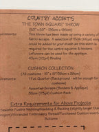 The Chook Shed - Country Accents Patchwork Wall Hanger Sew Stitch Vintage Craft - Come Sell Nearly Anything