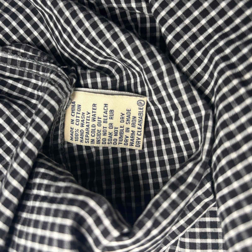 Industrie Clothing Large Men's Checker Short Sleeve Button-Up Shirt