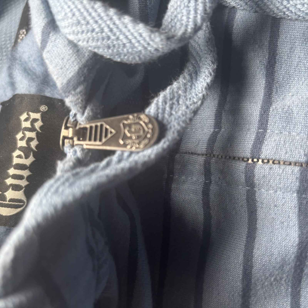 Guess Men's Striped Zip-Up Hoodie