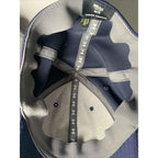 Under Armour Blue White Ball Cap Hat Fitted M/L Baseball.