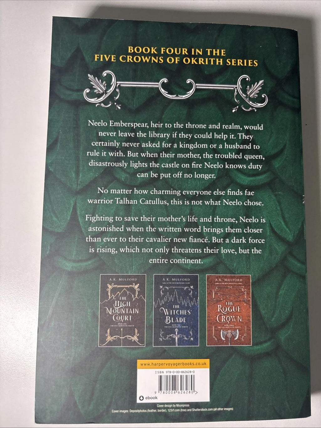 The Evergreen Heir The Five Crowns of Okrith, Book 4 A. K. Mulford  PB - Come Sell Nearly Anything