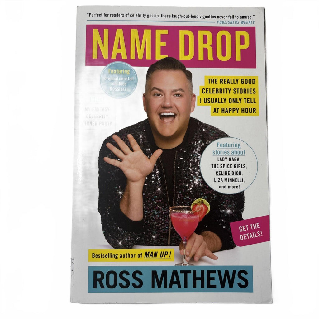 Name Drop By Ross Mathews Paperback Book Celebrity Gossip Biography Memoir LGBT - Come Sell Nearly Anything