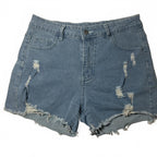 Distressed Denim Shorts Large Women's Casual Summer Shorts - Come Sell Nearly Anything