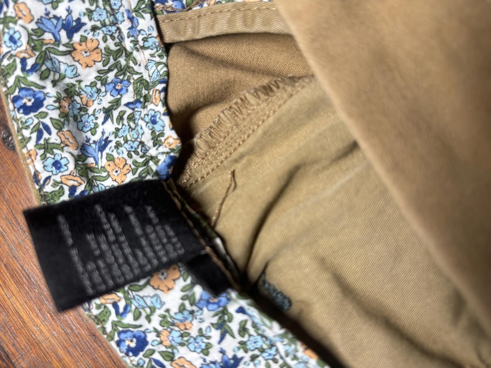 Oxford women's Khaki Pants with Floral Inner Lining - Come Sell Nearly Anything