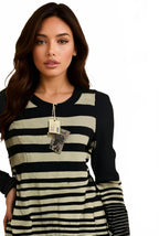 Komodo Pixel Jumper dress size 4 EU - Merino Wool - Black & Cream - BNWT - Come Sell Nearly Anything