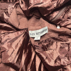 Black Butterfly Womens Brown Embellished Skirt Size 2 Vintage Y2K