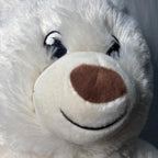 Build A Bear Lil Cub Pudding Teddy Bear White/Brown