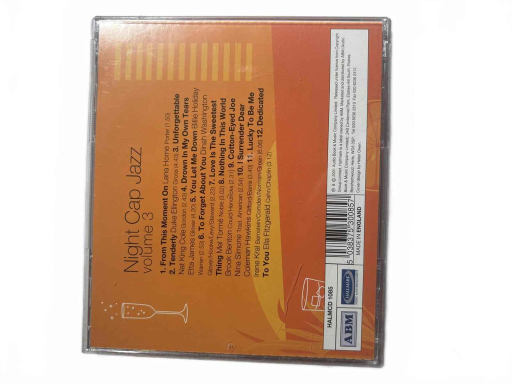 Night Cap Jazz Volume 3 CD