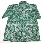 G&T Schuster Designs Mens Samoa Shirt Size L Summer Vintage Tropical