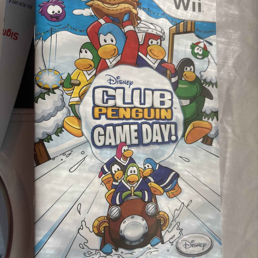 Club Penguin Game Day - Complete With Manual - PAL Nintendo Wii