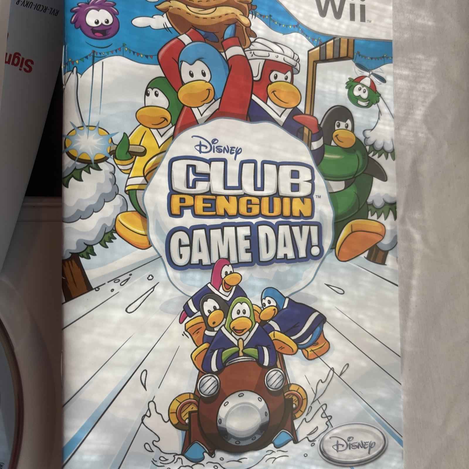 Club Penguin Game Day - Complete With Manual - PAL Nintendo Wii