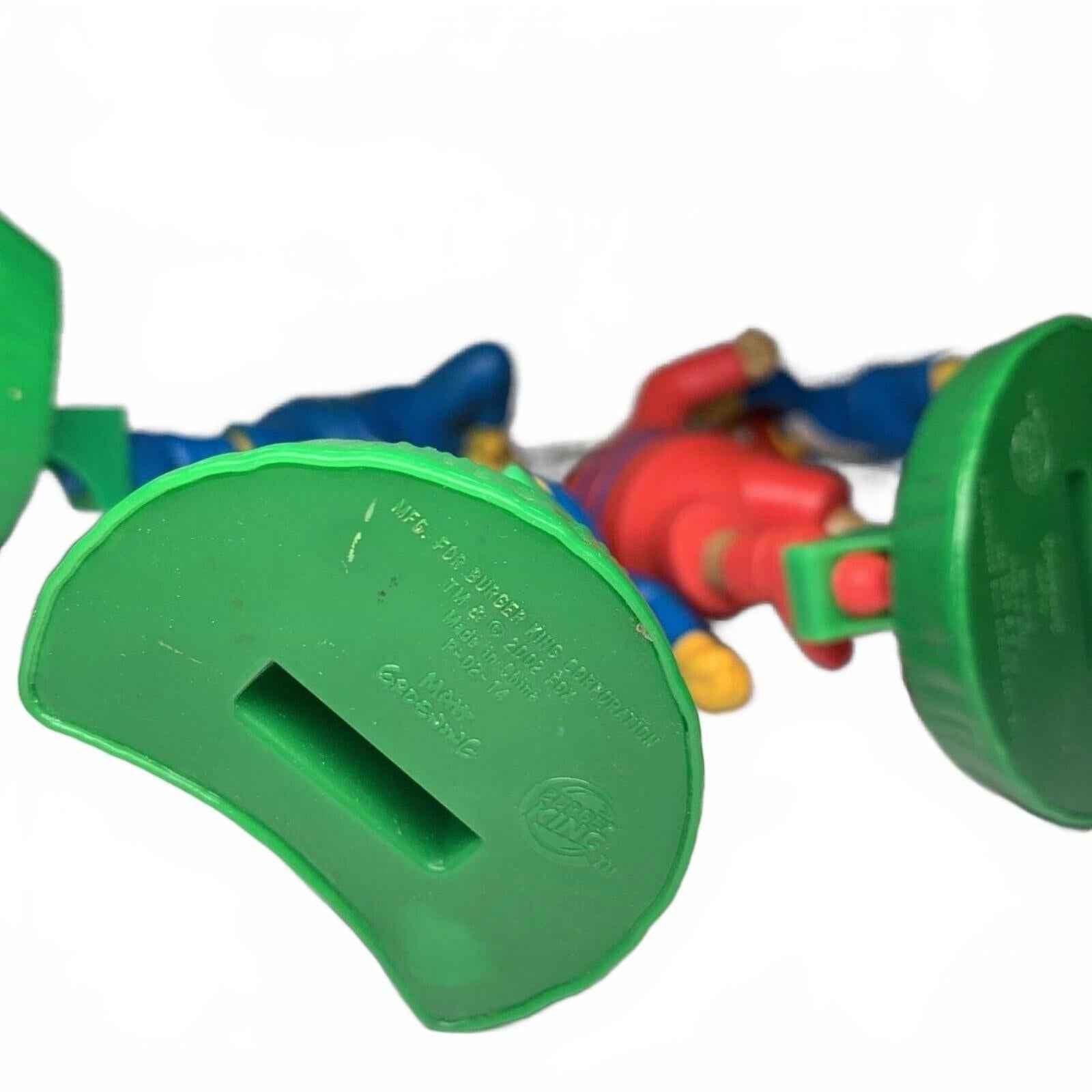 The Simpsons Soccer Burger King Table Football Toy Figures Bart Lisa Krusty Set.