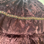 Sass Women's Purple Vintage Satin Skirt Size 10 Y2K Goth Style