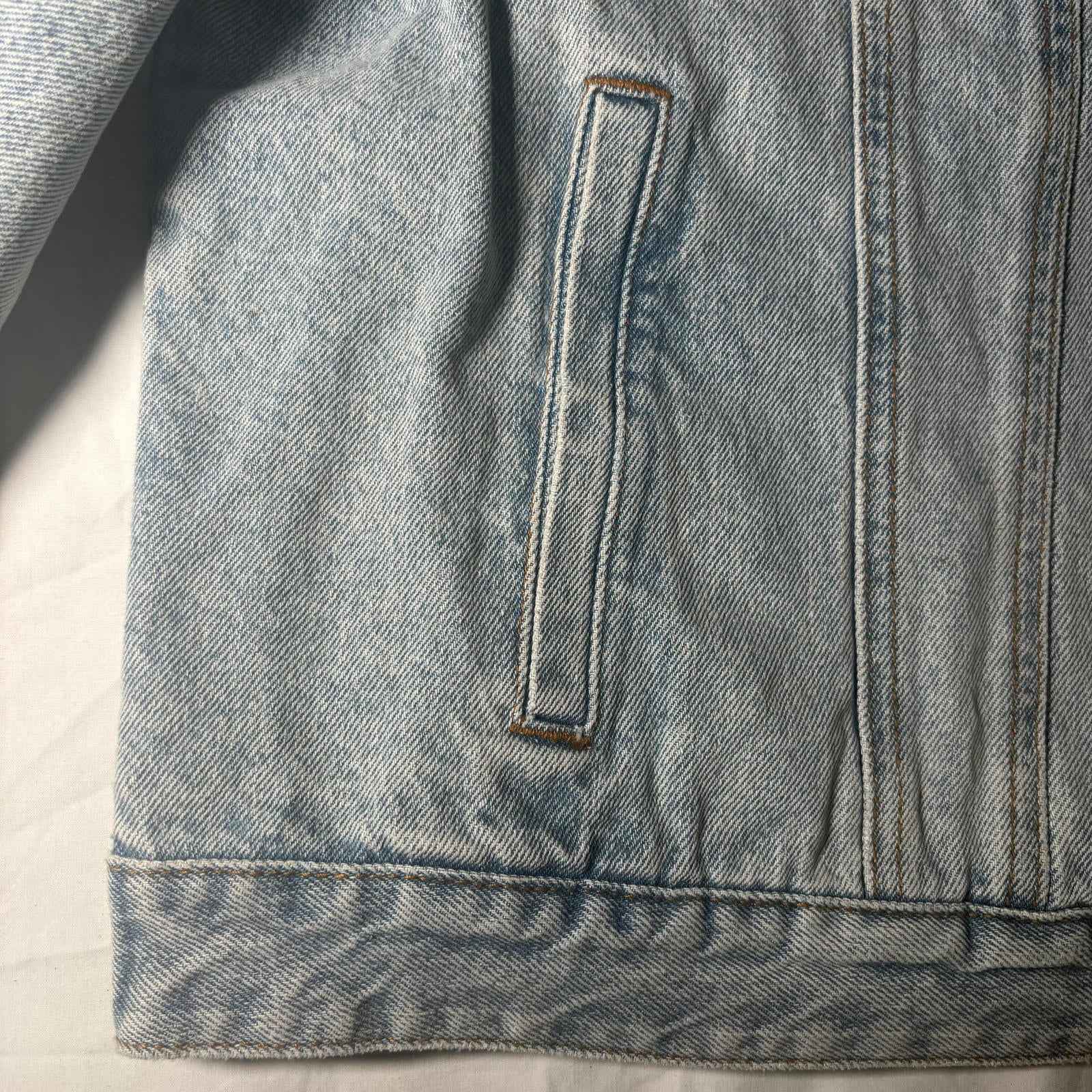 Bohemian Traders XXXL Denim Jacket Ice Blue Men's Outerwear #DenimJacket