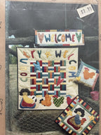 The Chook Shed - Country Welcome Patchwork Wall Hanger Sew Pattern Vintage Craft - Come Sell Nearly Anything