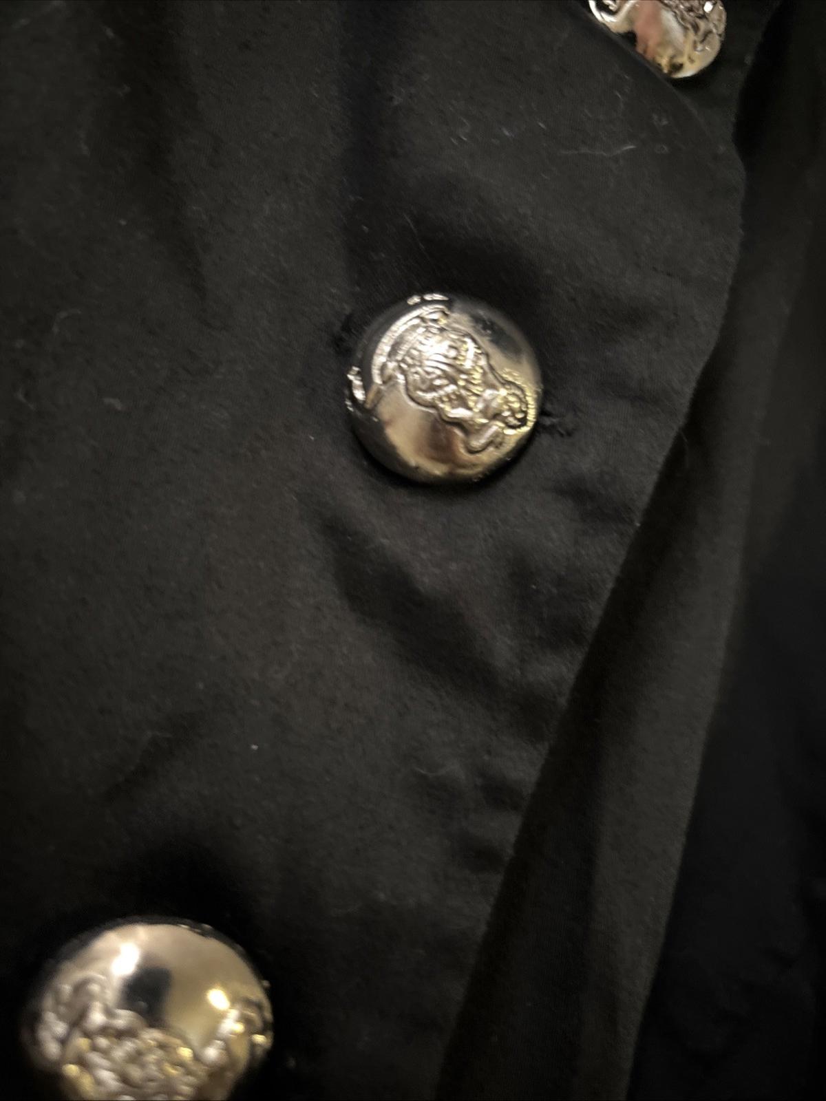 Rare ICE 1980s Vintage Boho Trench Jacket Gold Button XL Made in Australia - Come Sell Nearly Anything