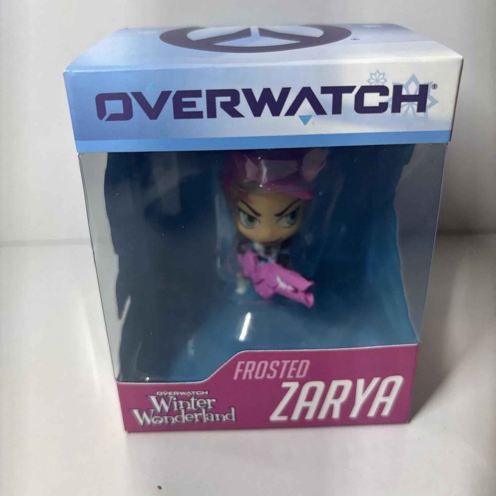 Blizzard Overwatch Zarya Winter Wonderland Frosted Figure Cute But Deadly New