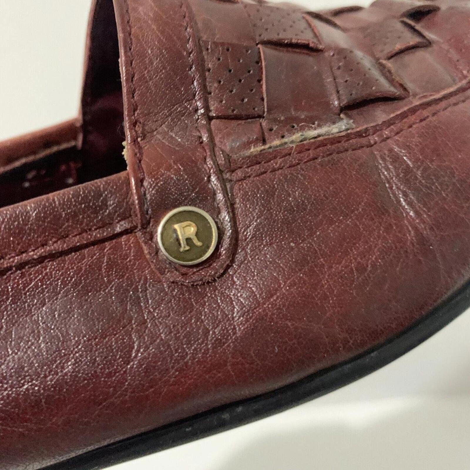 Bruno Magli men's brown leather loafers Dress Shoes Size 41 Man Made in Italy - Come Sell Nearly Anything