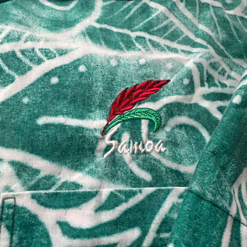 G&T Schuster Designs Mens Samoa Shirt Size L Summer Vintage Tropical