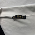 T.C.N Women's Long Sleeve Button-Down Dress Shirt - Black & White Colorblock, XL - Come Sell Nearly Anything