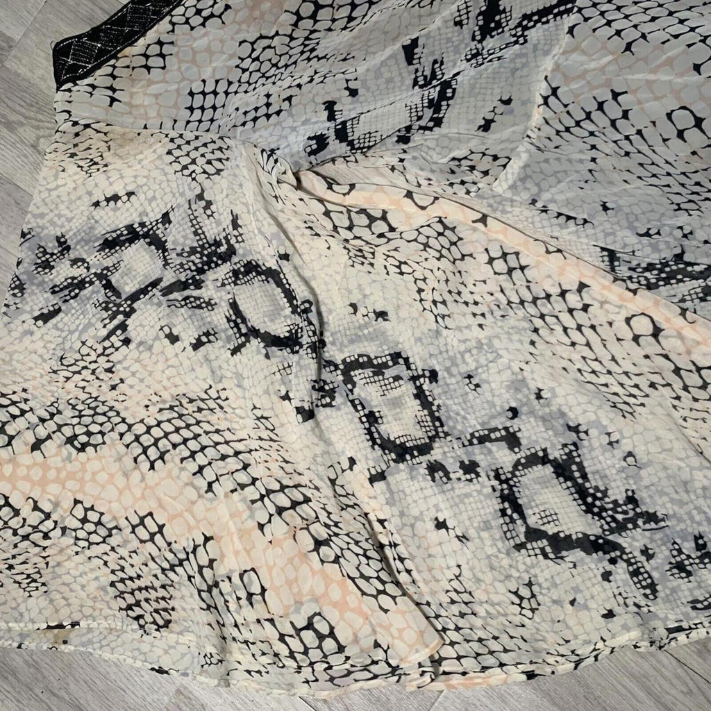 Martini Women's Size XL Snake Print Dress with Beaded Detail VTG - Come Sell Nearly Anything