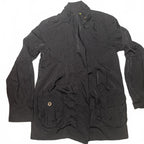 Leonard St. Women's Black Nylon Jacket Size 12 Medium Lightweight Outerwear - Come Sell Nearly Anything