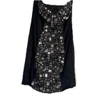 SCOOP FRONT Mirrored Gem Front Black Mini BNWT Seduce Size 10 COCKTAIL DESIGNER - Come Sell Nearly Anything