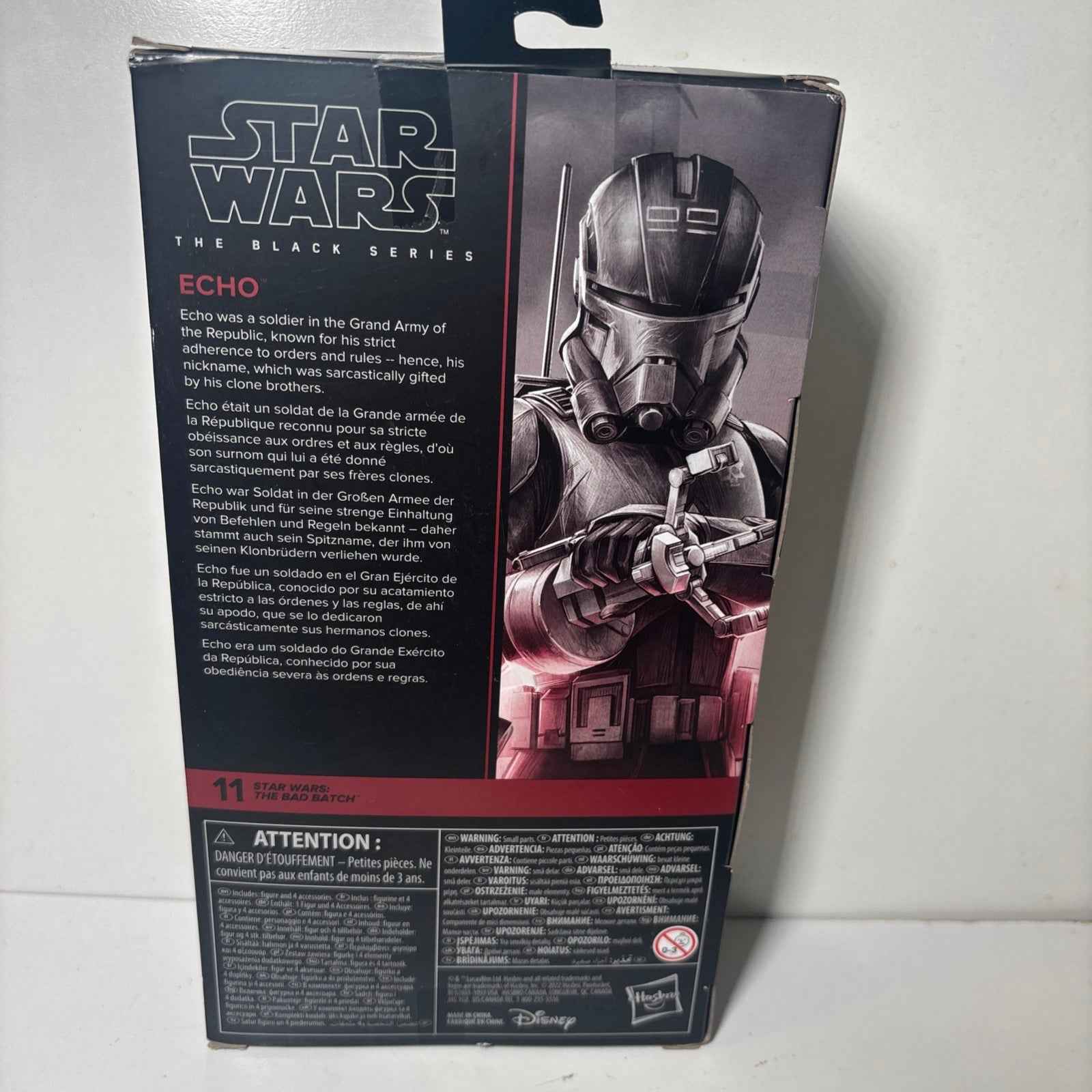Star Wars The Black Series Echo Toy 6-Inch-Scale The Bad Batch Action Figure